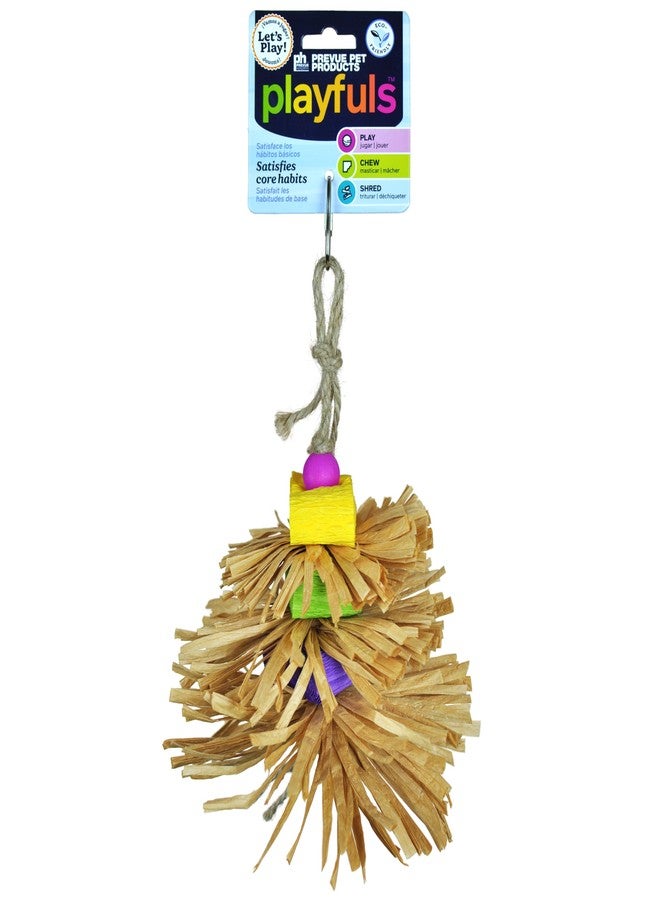PH Prevue Hendryx Prevue Pet Products Naturals Raffia Fluff Small Animal Chew Toy - Image 1